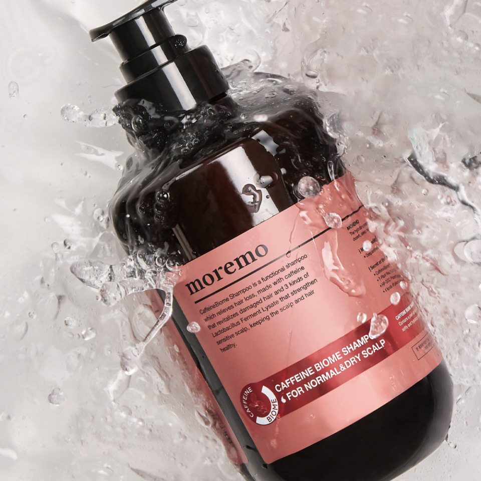 Hover Image of Moremo Caffeine Biome Shampoo for Normal & Dry Scalp